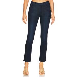 Mother Denim The Mid Rise Dazzler Ankle Jeans Dark Blue Stretch Women's Size 31